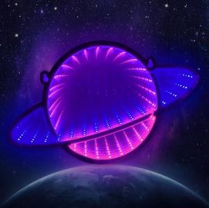 lot 6493 image: Planet Neon Sign for Wall Decor,Adjustable Brightness Planet Led Lights Sign,USB Powered Neon Light for Space Universe Decor Home Bedroom Game Room Birthday Various Party(Colorful)
