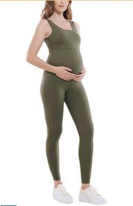lot 6510 image: Motherhood Maternity Womens Active Bodysuit Unitard Pregnancy Jumpsuit XS