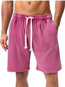 lot 6552 image: OMEWEE Mens Vintage Cotton Shorts Waist Drawstring Shorts with Pockets Casual Shorts XXL