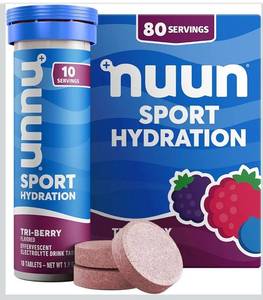 lot 6564 image: Nuun, Electrolyte Drink Tabs Tri Berry, 8 Count, 1.9 Ounce