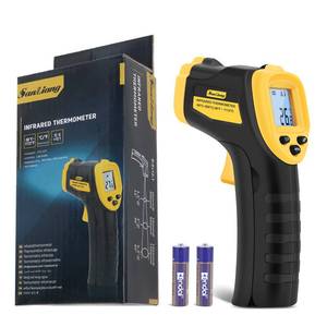 lot 6603 image: Sanliang Infrared Thermometer Laser Temperature Gun -58 to 1112F with Adjustable Emissivity &amp Max and Min Measure Laser Digital IR Thermometer Gun Temp IR Surface Tool Heat Temp Gun for Cooking.