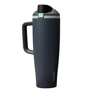 lot 6618 image: Owala FreeSip Tumbler Insulated Stainless Steel Water Bottle with Built-in Straw and Side Handle, For Travel, Work, School, and Sports, 40oz, BPA Free, Leak Proof, Foggy Tide