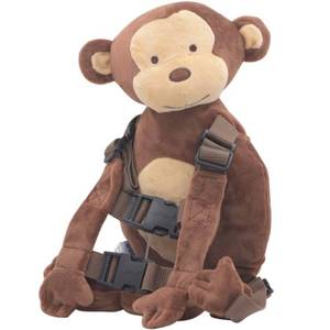 lot 6678 image: Berhapy 2 in 1 New Monkey Toddler Safety Harness Backpack Childrens Walking Leash Strap-Brown