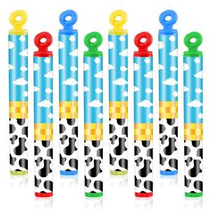 lot 6696 image: Rotatingpals 25 Pcs Story Party Favors Bubble Wands Blue Sky White Clouds and Cow Print Bubble Wand Party Favors for Adult Summer Activity Birthday Prizes Goodie Bag Stuffers Gifts Wedding Supplies