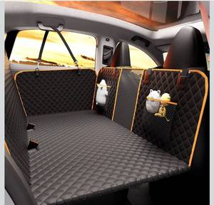 lot 6763 image: lufebut Back Seat Extender for Dogs - Large Space, Heavy-Duty Dog Car Seat Cover for Back Seat with Hard Bottom Holds 420lbs, Waterproof 600D Upgraded Material Dog Hammock for F150 Green
