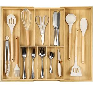 lot 7376 image: Fabsome Silverware Organizer for Cabinet Drawer
