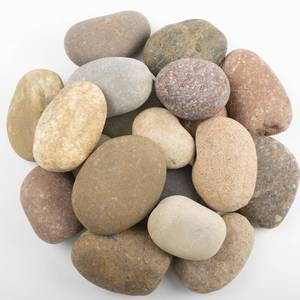 lot 7378 image: Large Natural River Rocks 2-3.5 Inch Unpolished Decorative Pebbles for Landscaping, Garden Paving, Fish Tanks, Planting, Crafting, Walkways, and Painting