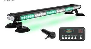lot 7388 image: 28.4 80 LED Roof Emergency Lights for Vehicles Trucks