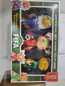 lot 7504 image: FIFA Catch The Bad Eagle Merple The Noose Action Figure Set