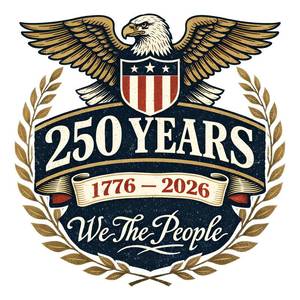lot 7529 image: Uflashmi 3pcs 250 Year American Anniversary Car Decal- We The People 1776-2026 250th Anniversary USA Car Stickers for Truck, SUV, Sedan, and Off-Road Vehicle 7.8x7.8 Inch
