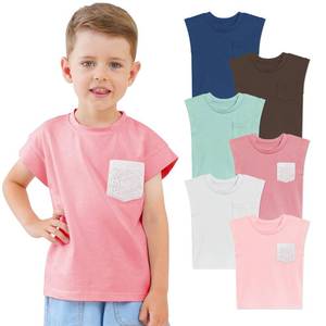 lot 7589 image: Jimonda BoysGirls Tank Top Girls Summer Flying Sleeve T-Shirt - 2T