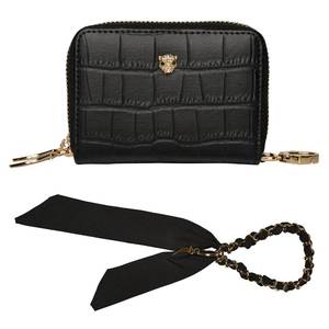 lot 7416 image: MARYAM Luxury Designer Genuine Leather RFID wallets for women, The best black credit card holder for women,
