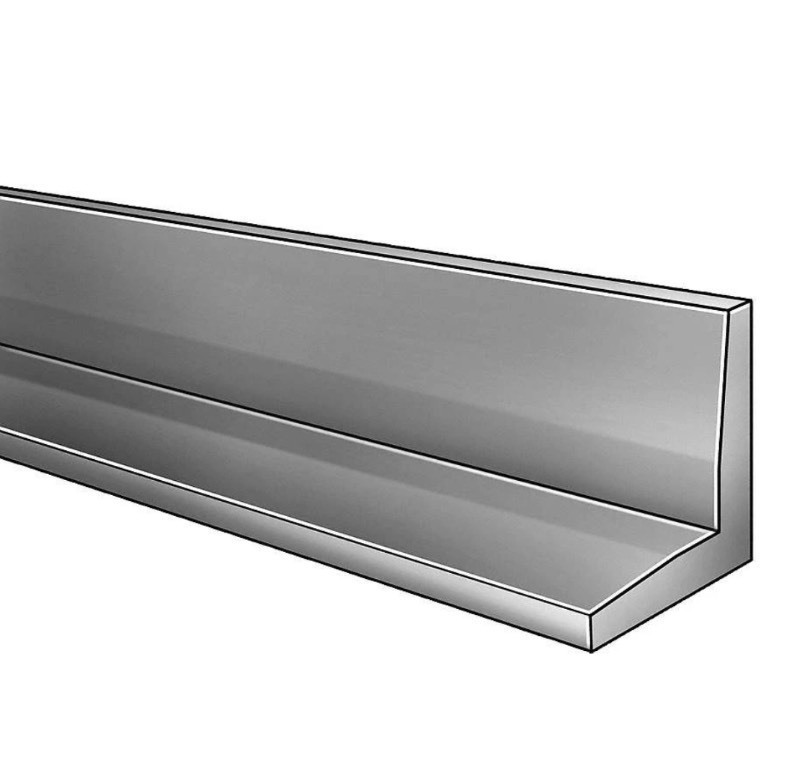 lot 70 image: GRAINGER APPROVED 4YTN5 90 Degree Angle Stock,SS,7 ft Overall L 4YTN5