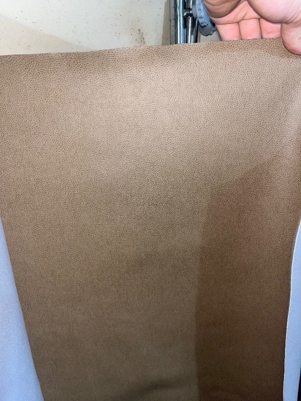 lot 264 image: Faux Brown Felt Back Upholstery - Quality Look & Feel 5 x 8