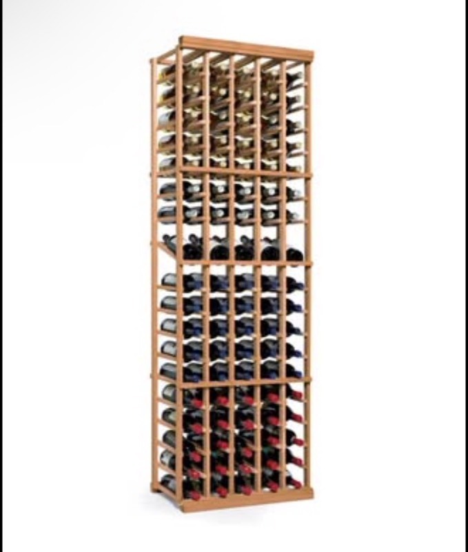 lot 5 image: NFINITY Full-Height 5-Column with Display- Natural-Unlacquered New in Box  Retails $500