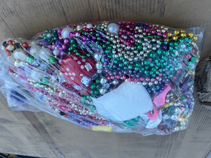lot 238 image: Large Misc Bag of Beads Party Materials Great for your next Party
