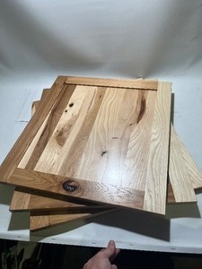 lot 294 image: Beautiful Quality Wooden Slabs - Matching Quality wood and craftsmanship 2 x 2