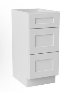 lot 7 image: Bathroom Vanity Drawer Base Cabinet 15 Wide  VDB15