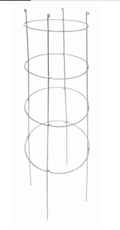 lot 127 image: Glamos Wire 726073 Collapsible Tomato Cages with Display Rack, 54 In.