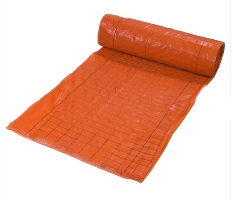 lot 183 image: 4 ft. x 100 ft. Orange Wire Backed Silt Fence Retails $109