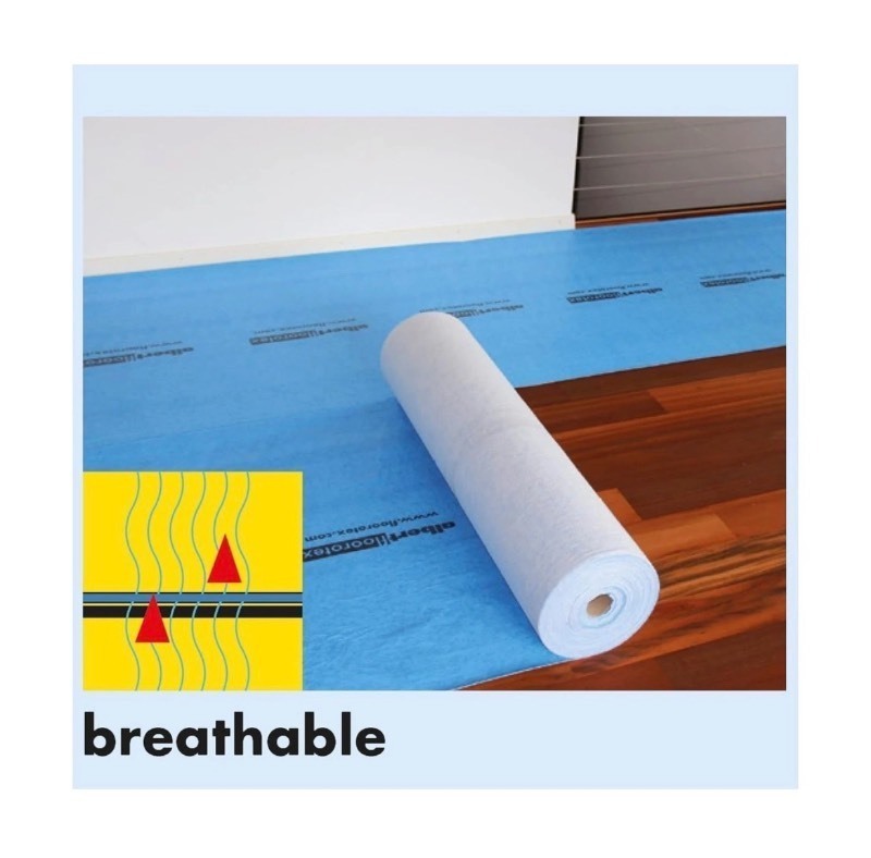 lot 125 image: Albert Floorotex Blue All Purpose Temporary Floor Protection - 40 x 84