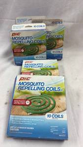 lot 46 image: PIC Mosquito Repelling Coils 10 Coils per Box - Lot of 5 Boxes