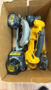 lot 71 image: DeWalt Cordless Tool Lot