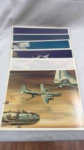 lot 101 image: Set of 9 Military Aircraft Photos & Illustrations (8x10)