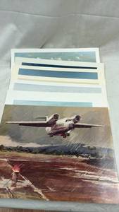 lot 115 image: Lot of 8 U.S. Air Force Aircraft Art Prints (8.5x11)