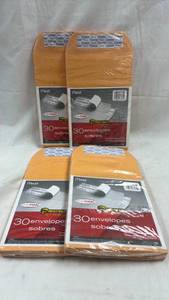 lot 118 image: Mead Office PAK Press-It Seal-It 6x9 Envelopes 30-Count 4-Pack