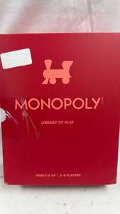 lot 119 image: Monopoly Library of Play Board Game Ages 8 & Up 2-6 Players