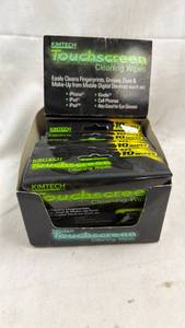 lot 133 image: Kimtech Touchscreen Cleaning Wipes 10-Count Packets - Lot of 8 Packets