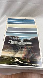 lot 147 image: lot of 10 U.S. Air Force Military Aircraft Prints (8x10)