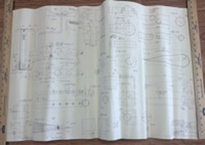 lot 165 image: Bed Aircraft INC 1969 CPAFT INC Scale Full Assembly Drawing BD-4-02 - 11 Sheets (22x34)