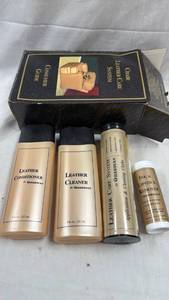 lot 189 image: Guardian Chair Leather Care System 4-Piece Set