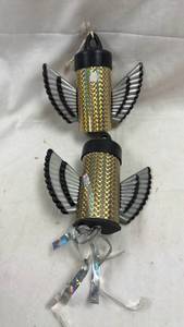lot 202 image: Home-X Holographic Hanging Bird Scare Away Barriers