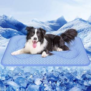 lot 1674 image: Rywell Dog Cooling Mat, 44x32 Super Thick & Reversible Cooling Mat for Dogs, Arc-Chill 3.0 & PCM for Long-Lasting Cool and Color-Changing (Q-Max  0.5), All-Season Use & Portable for Travel