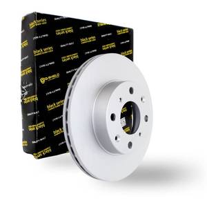 lot 2145 image: QUALITY-BUILT Front Brake Rotor, Black Series BR44635G, Compatible with 2009-2014 Hyundai Genesis