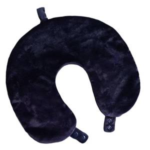 lot 4275 image: Travel Neck Pillow Cover, Soft Plush Fabric, Machine Washable, Cover Only