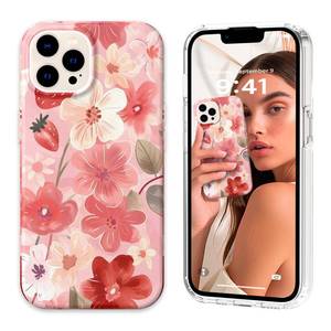 lot 4312 image: Magnetic for iPhone 13 Pro Max Case Cute for Women, Compatible with MagsafeDrop Protection Slim Colorful Flowers Oil Painting Printed Girly Floral Phone Case for iPhone 13 Pro Max