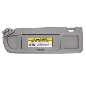 lot 4396 image: HIMIKI Left Driver Side Sun Visor Sunvisor Compatible with 2006 2007 2008 2009 2010 2011 06 07 08 09 10 11 Civic Replaces# 83280-SNA-A01ZC, Light Gray