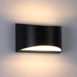 lot 5157 image: BRIVOLART Black Modern LED Wall Sconce (with G9 Bulbs) Hardwired Indoor Wall Lights Up and Down Wall Mount Lamps for Hallways, Bedrooms, Hallways, Living Room 3000K Warm White