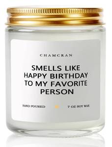 lot 6472 image: Birthday Gifts for Women Girls, Princesses are Born in May Candle, 18st 21th 30th 40th Happy Birthday Gifts Ideas for Best Friends Female Sister Bestie Daughter, Lavender Soy Candle 7oz