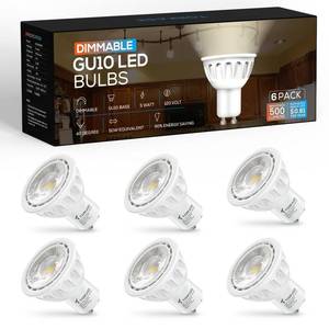 lot 10253 image: Torkase Dimmable MR16 LED Light Bulb,GU10 Base,120V,4000K Neutral White,5W(50W Halogen Replacement),500LM,40° Narrow Beam Range Hood Light Bulb for Recessed Track,Kitchen,Living Room,Bedroom-6 Pack