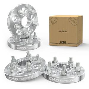 lot 13027 image: CMO 25mm (1) 5x120 Wheel Spacers 64.1mm M14x1.5 Studs 4PCS Hubcentric