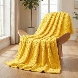 lot 14172 image: Horaldaily Spring Summer Blanket Throw, Yellow Sunflower Soft Fuzzy Plush Faux Fur Cozy Blankets for Couch Sofa Bed Lounging, Ideal Gifts for Kids Adults Wife Self, 50x60