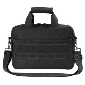 lot 14258 image: Forestpaw Tactical Dog Harness Storage Bag - Utility Molle Pouch for Vest Harnesses,Collars & Leashes,Black-14L X 9H X 3W