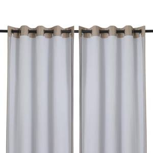 lot 14265 image: Chyhomenyc 100% Light Blackout Curtain Liners with 18 Rings, Window Curtain Liner for 54 Inch Curtains, Each 50Wx50L, 2 Liners Per Set with 18 Pieces Rings