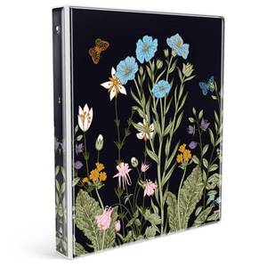 lot 14267 image: Eyrozill Cute 3 Ring Binder 1 Inch, Letter-Size PVC Cover (Tussock)