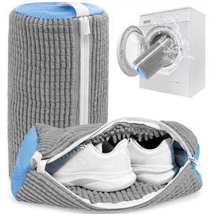 lot 14272 image: Apexcook 2-Pack Shoe Washing Machine Bag, Gray, Large Size